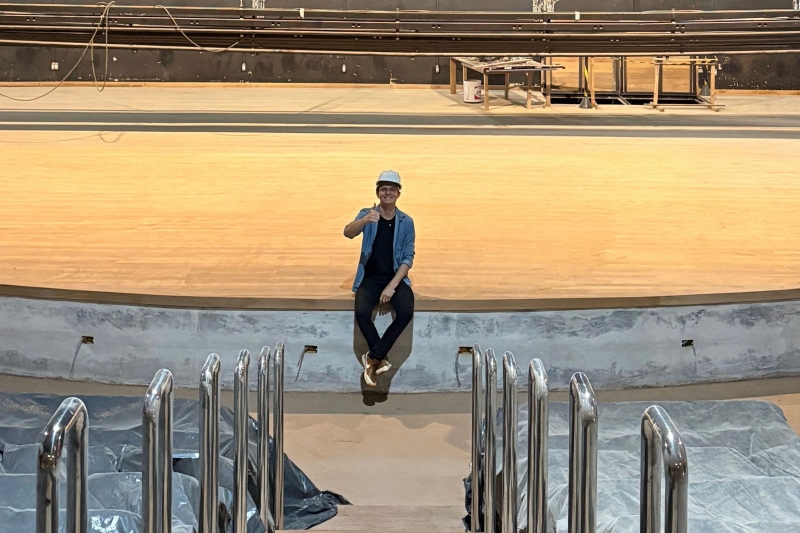 Franklin destaca que a reabertura do teatro devolve à cidade um palco para artistas locais (Foto: Assessoria/CMD)